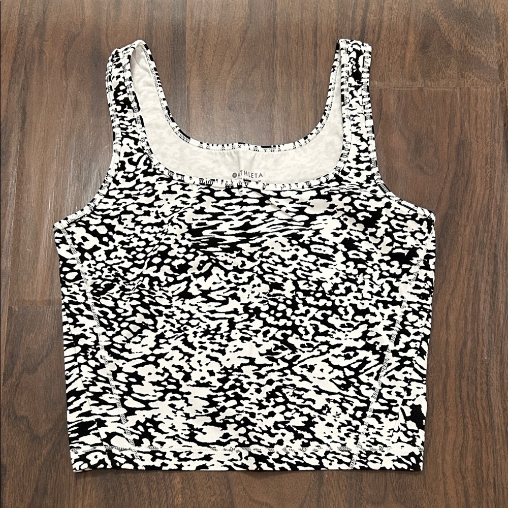 Athleta Shanti Square Neck Crop Tank